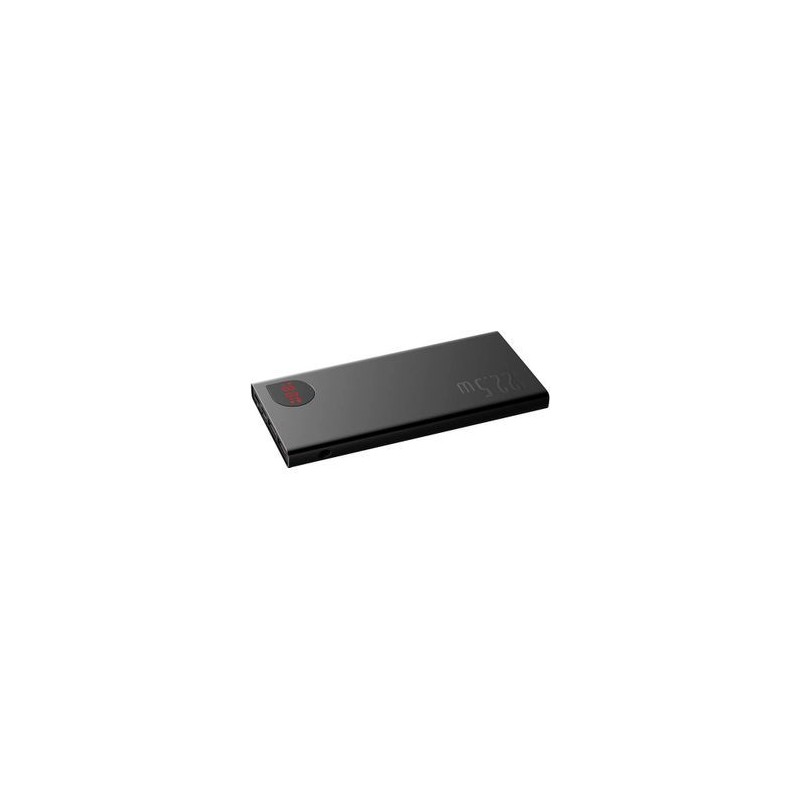 Baseus 6932172618292 Powerbank 10000mAh Sort Baseus 6932172618292 Powerbank 10000mAh Sort